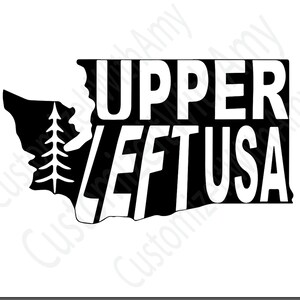 En haut à gauche, USA SVG (avec arbre à feuilles persistantes)