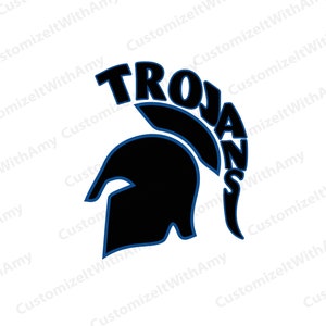 Trojan digital design: svg, pdf, dxf, png