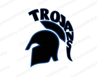 Trojan digital design: svg, pdf, dxf, png
