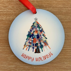 Lobster Buoy Christmas Tree ornament