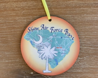 Shaw Air Force Base Ornament: Military Keepsake Gift