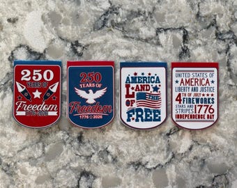 America 250th Magnetic Bookmarks: great patriotic gifts to celebrate America's 250th Anniversary