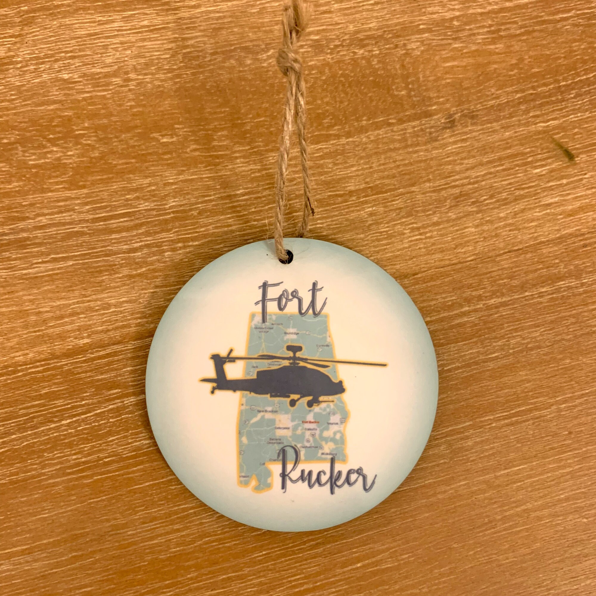 Apache Fort Rucker Fort Rucker Alabama Ornament, Apache Helicopter, Military Gift - Etsy