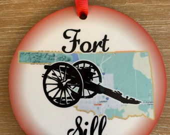 Adorno de Fort Sill: recuerdo militar personalizado