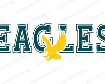 Eagles digital file: svg, png, dxf, pdf