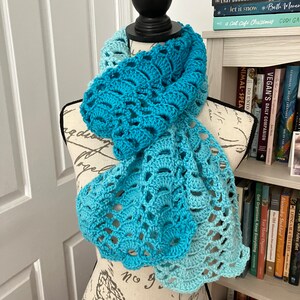Ombre Handmade Crocheted Scarf