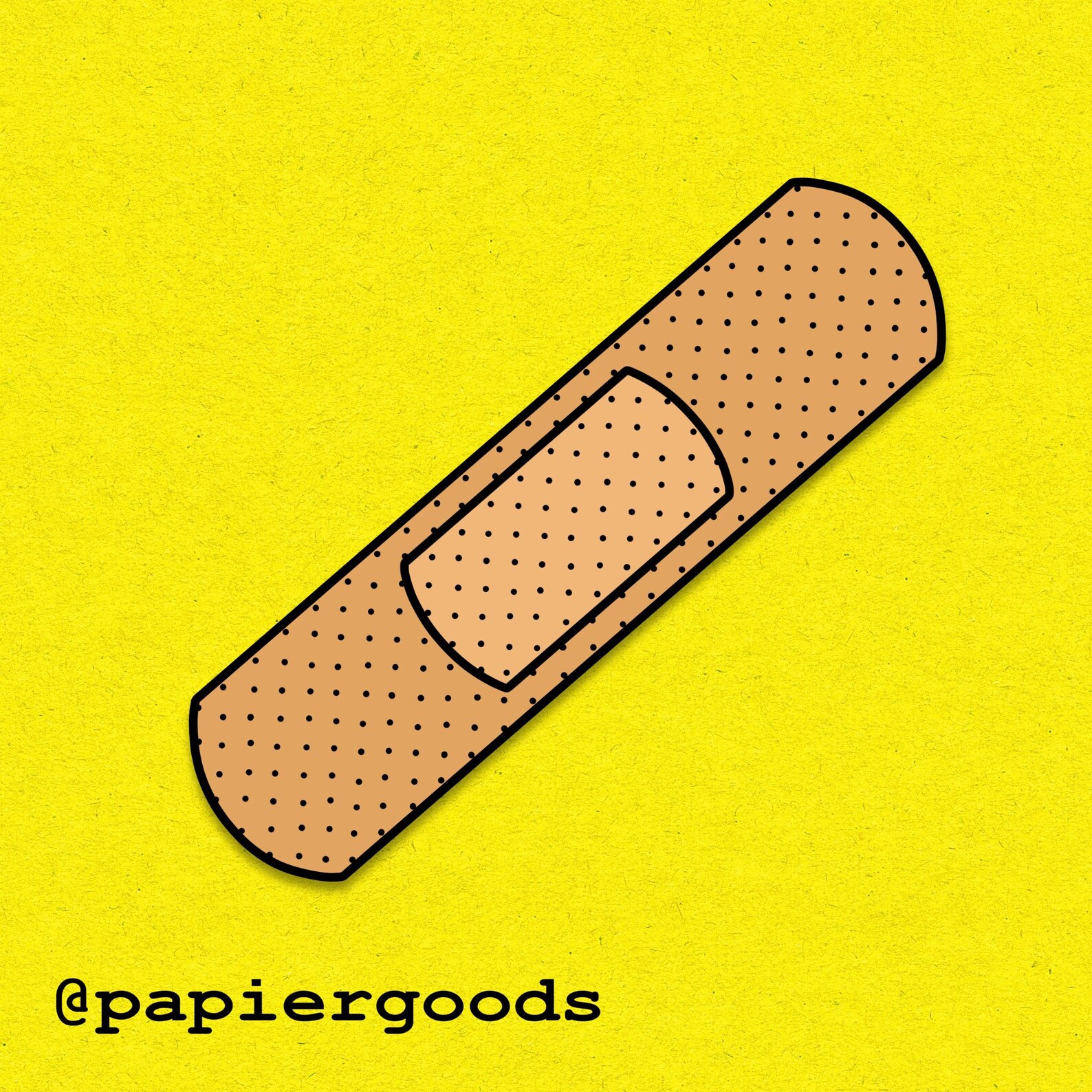 Bandage Sticker First Aid Bandaid Brown Beige Tan Etsy