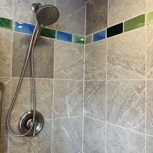 3x6 Handmade Handpainted Craftsman Ceramic Subway Tile for Kitchen Backsplash Made In Michigan Bathroom Tile Fireplace Tile