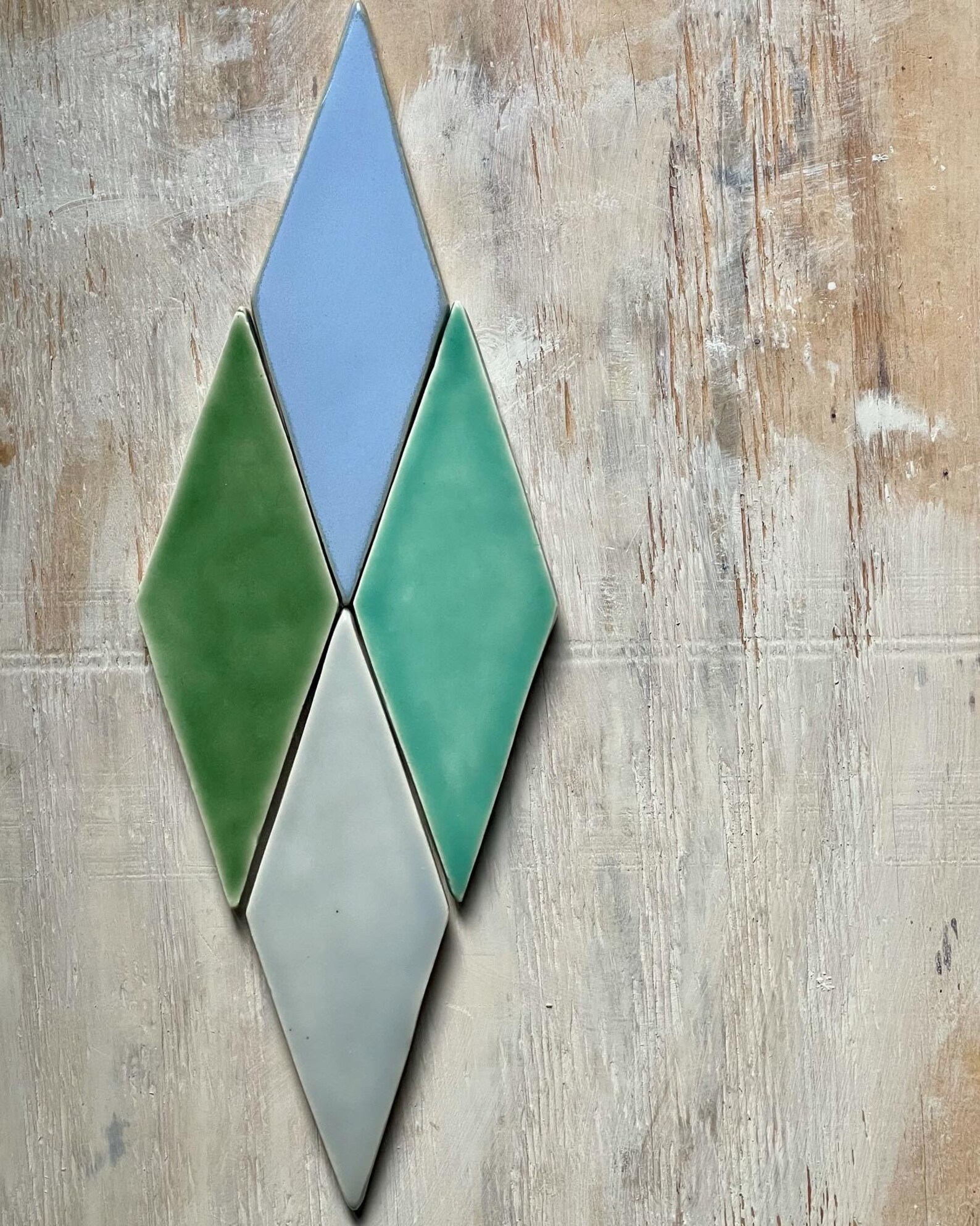 3x9 Handmade Geometric Ceramic Tile Kitchen Backsplash 1 SQ Etsy