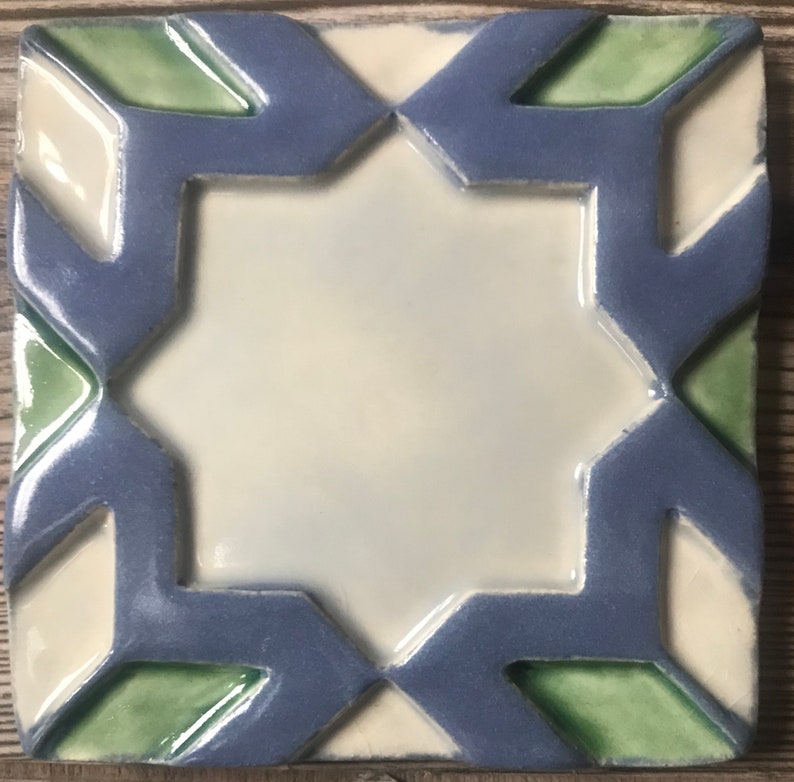 5x5 Handmade Moroccan Ceramic Kitchen Backsplash Tile 1 SQ FT | Etsy