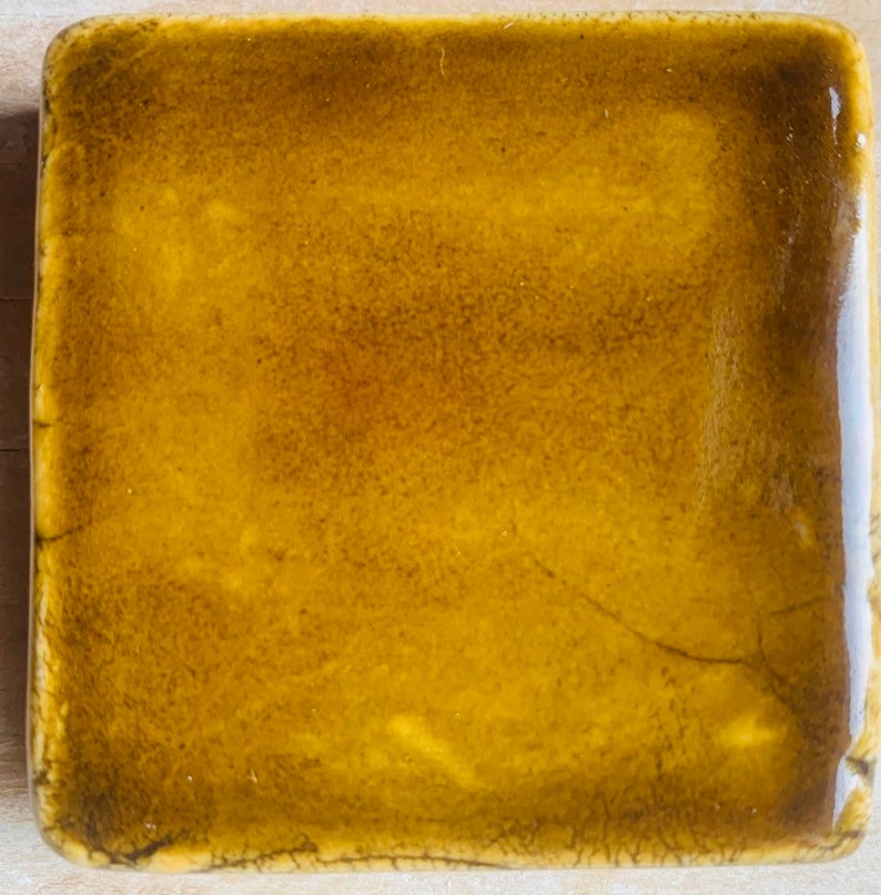 2x2 hecho a mano cerámica glaseado de azulejos de muestra | Etsy