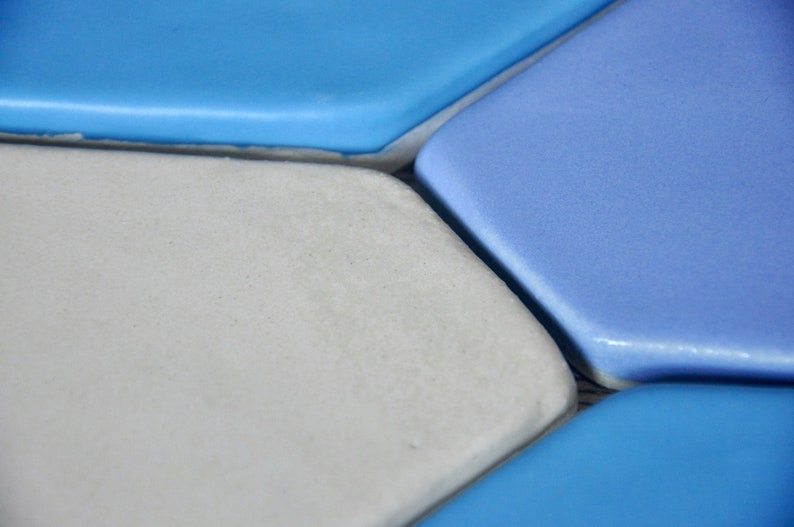 4 x 9 handgemachte Sechskant Keramik Fliesen Küche Backsplash | Etsy