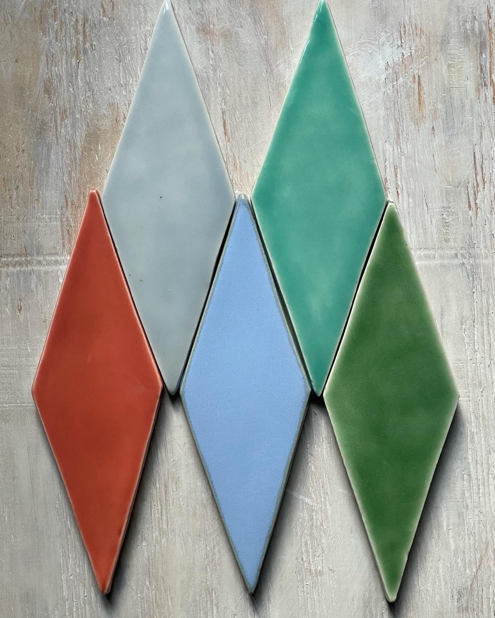 3x9 Handmade Geometric Ceramic Tile Kitchen Backsplash 1 SQ Etsy