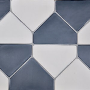 5x7 Handmade Hexagon Ceramic Tile Kitchen Backsplash, 1 SQ FT Bathroom Tile, Fireplace Tile, Laundry Room Retro Vintage Tile, Michigan Tile