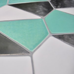 6x8 Handmade Kite Ceramic Tile Kitchen Backsplash, 1 SQ FT, Bathroom Tile, Fireplace, Shower, Michigan Tile, Floor Tile, Art Tile