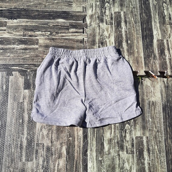 Grey Sweat Pant Shorts Grey Cotton Shorts Womens Sweat Etsy