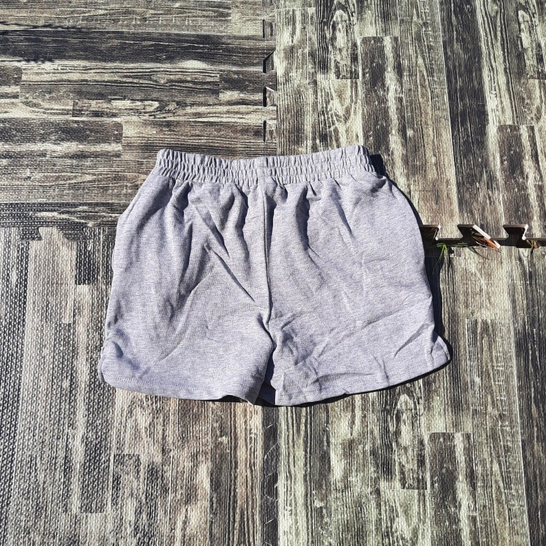 Grey Sweat Pant Shorts, Grey Cotton Shorts, Womens Sweat Shorts, Loungewear Shorts, Graphic Sweat Shorts,Aesthetic Clothes,Fleece Sweatpants 