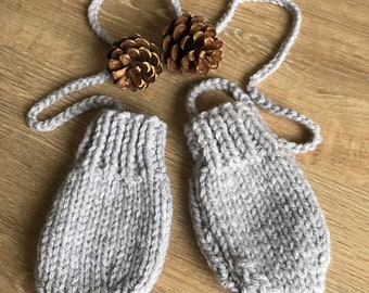 baby mittens on string uk