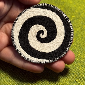 Hypnotic Spiral Patch