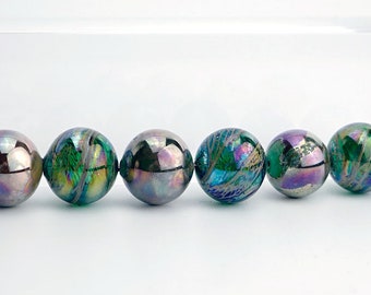 Handmade Modern Lampwork beads Art Handmade Glass Hollow Beads For Necklace Glass Beads Craft Contemporary.