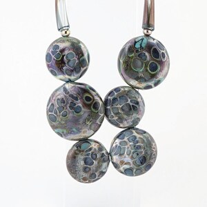 Handmade Modern Lampwork beads Art Handmade Glass Hollow Beads For Necklace Glass Beads Craft Contemporary.