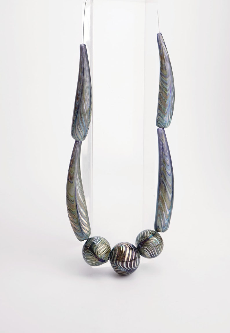 Handmade Blown beads MTO Handmade Glass Hollow Beads For Necklace Lampwork beads Craft. Glass Beads