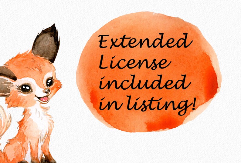 flowers nature Free Commercial License. cute characters forest Little Watercolor animals clipart friends nursery art woodland kids