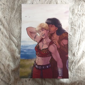Xena and Gabrielle, 25 Anniversary art print