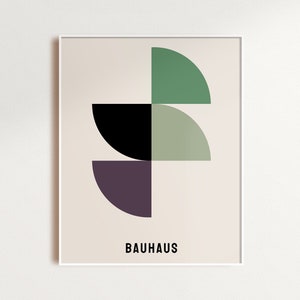 After Bauhaus Poster, Bauhaus Exhibition Poster, Bauhaus Wall Art, Walter Gropius Print Premium, Shapes Poster, B28