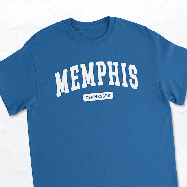 Memphis Tennessee College Style T-Shirt