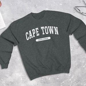 Cape Town South Africa College Style Sweatshirt image 1