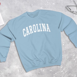 Carolina College Style Sweatshirt, Carolina Sweater (Unisex)