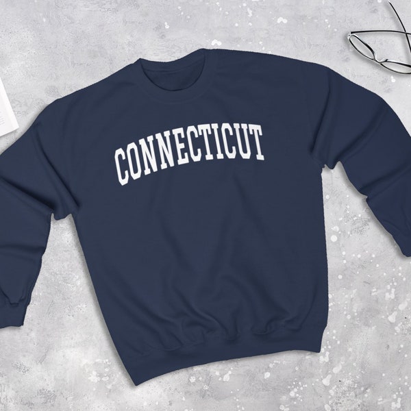 Connecticut College Style Sweatshirt, Connecticut Sweater (Unisex)