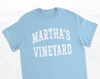 Martha's Vineyard Massachusetts College Style T-Shirt