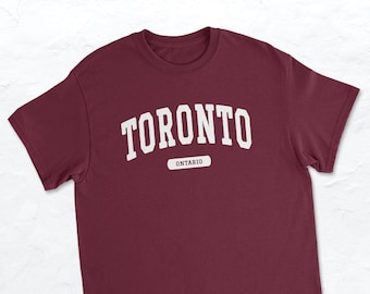 Toronto Ontario College Style T-Shirt