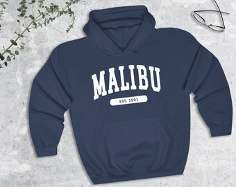 Sweat à capuche Malibu 1991 College