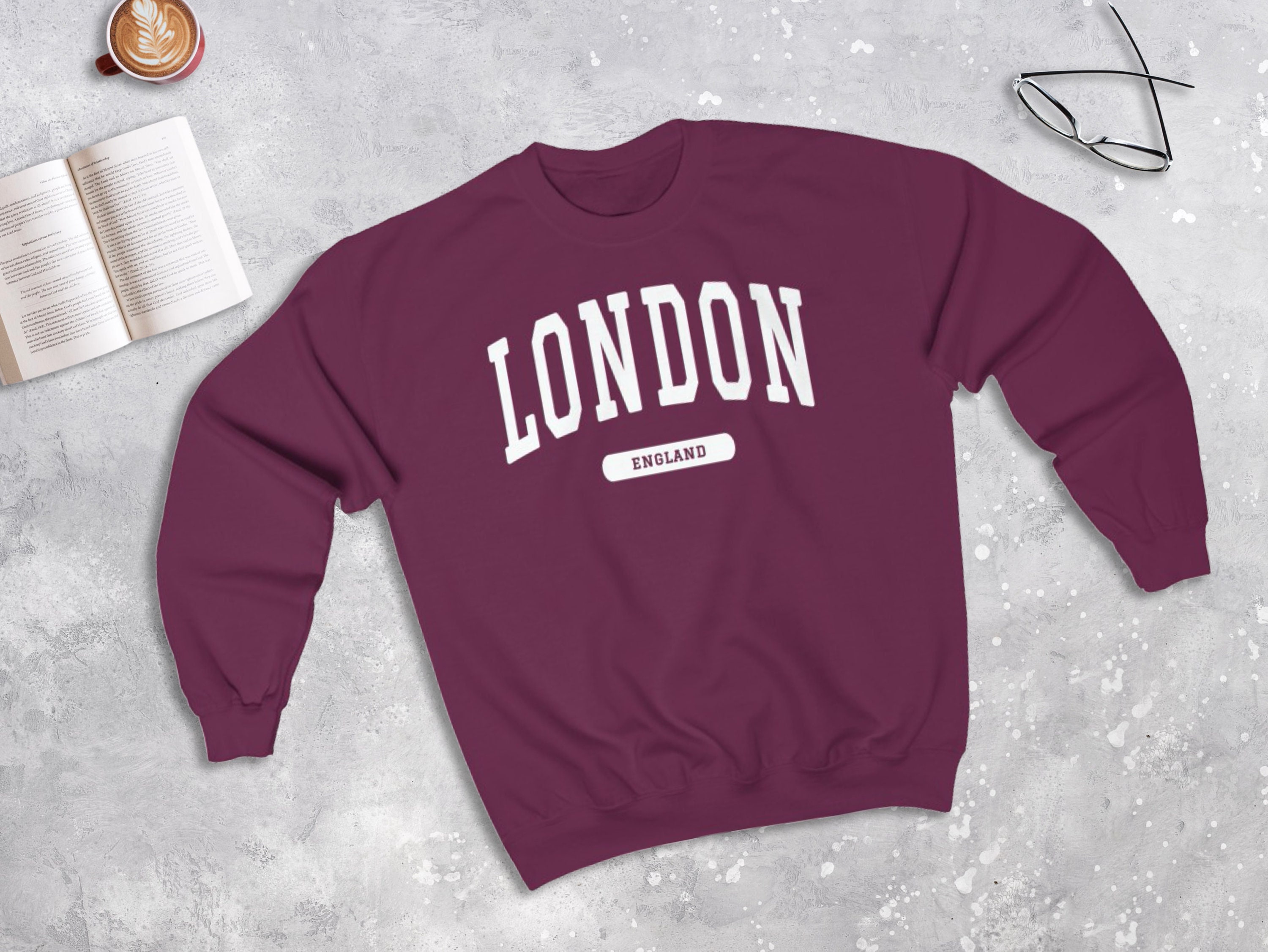 London England Style Sweatshirt London Etsy España