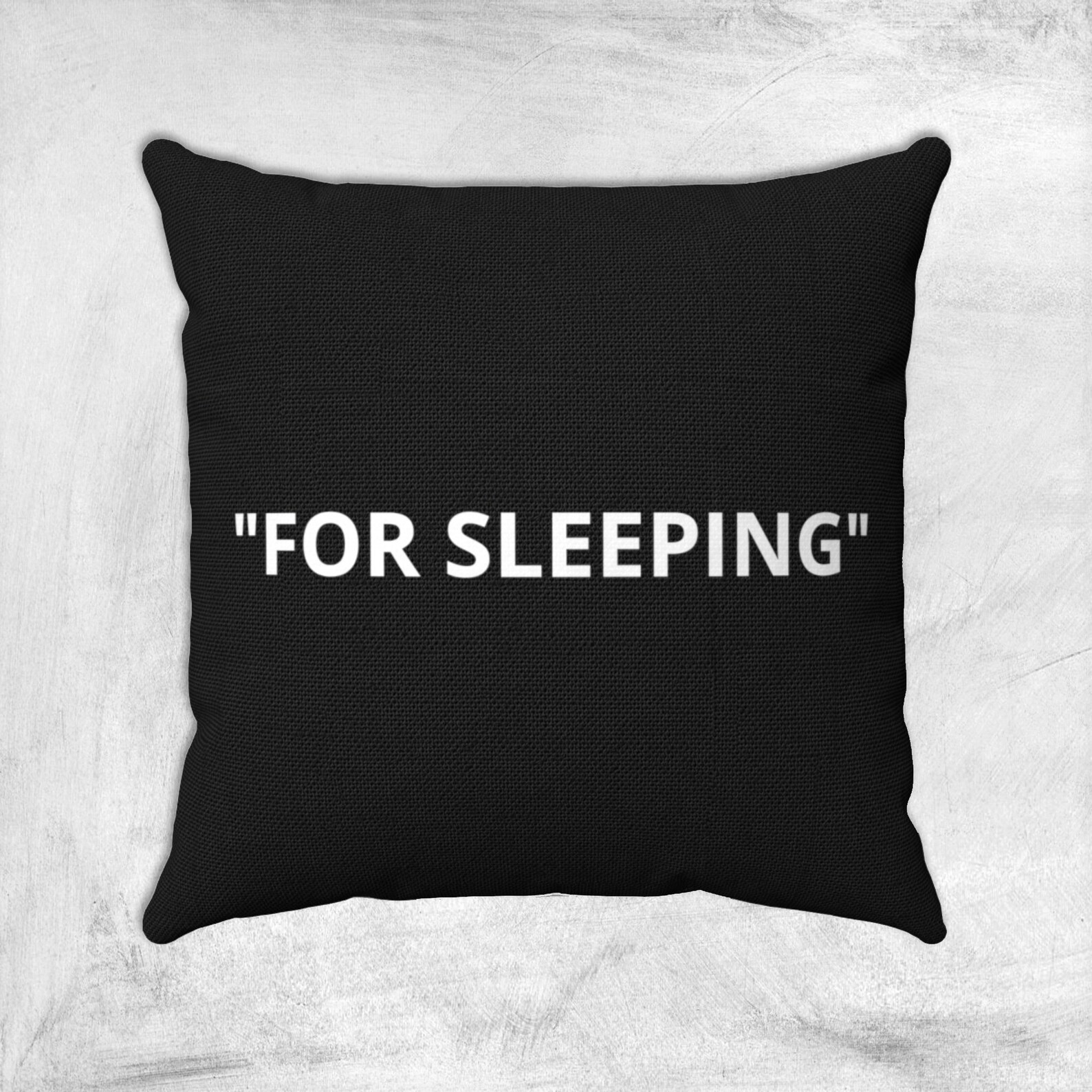 For Sleeping Pillow Cover // Quotation Marks Pillow Case Etsy