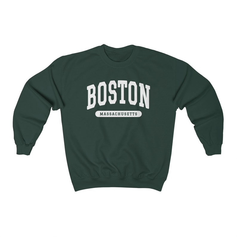 Boston Massachusetts College Sweatshirt | Etsy