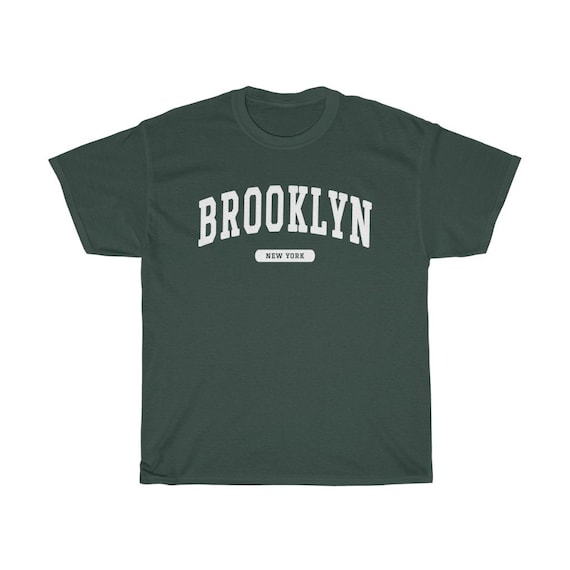 Brooklyn New York College Style T shirt Etsy Canada