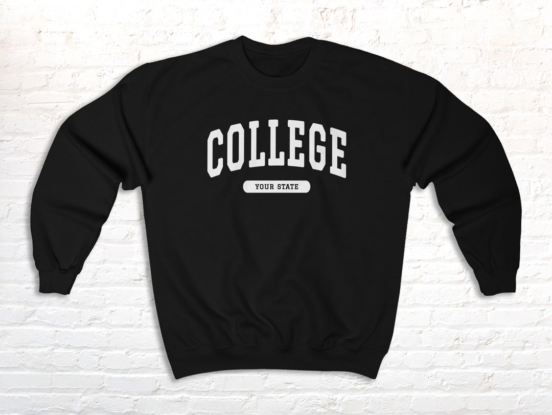 Custom Personalized College Sweatshirt - Etsy Custom Personalized College Sweatshirt - Etsy