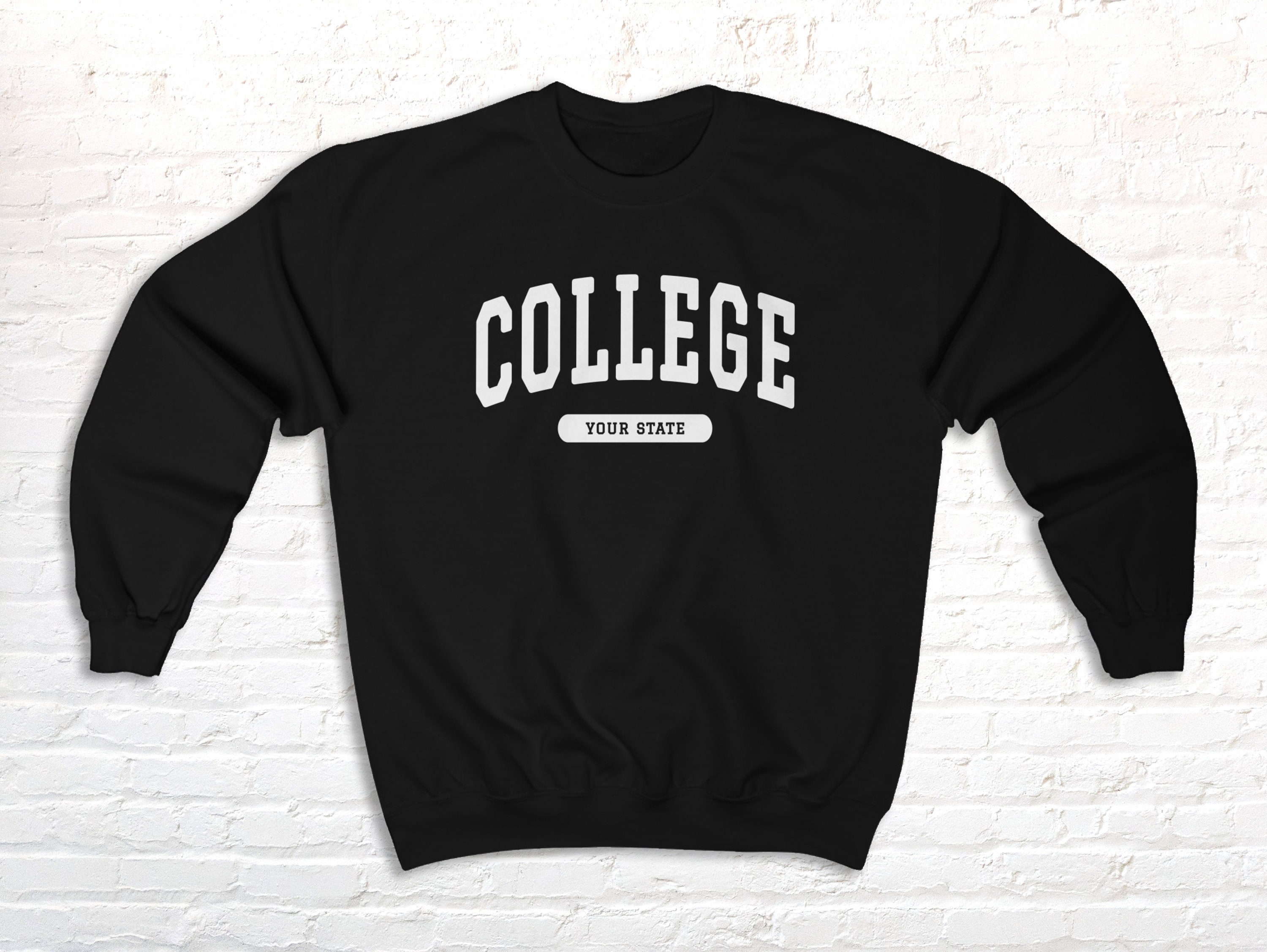 Custom Personalized College Sweatshirt | Etsy