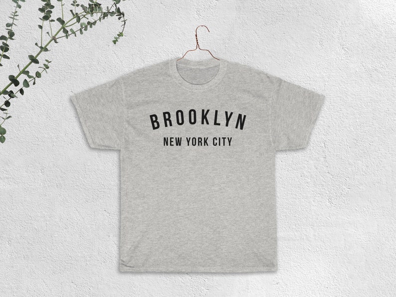 Brooklyn New York Athletic T-Shirt College Style Tee | Etsy