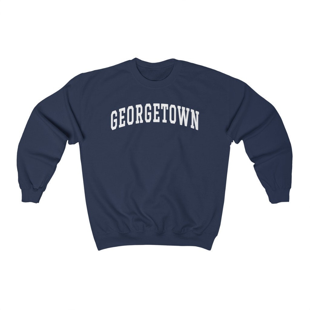 Georgetown College Style Sweatshirt, Georgetown Sweater Georgetown College Style Sweatshirt, Georgetown Sweater