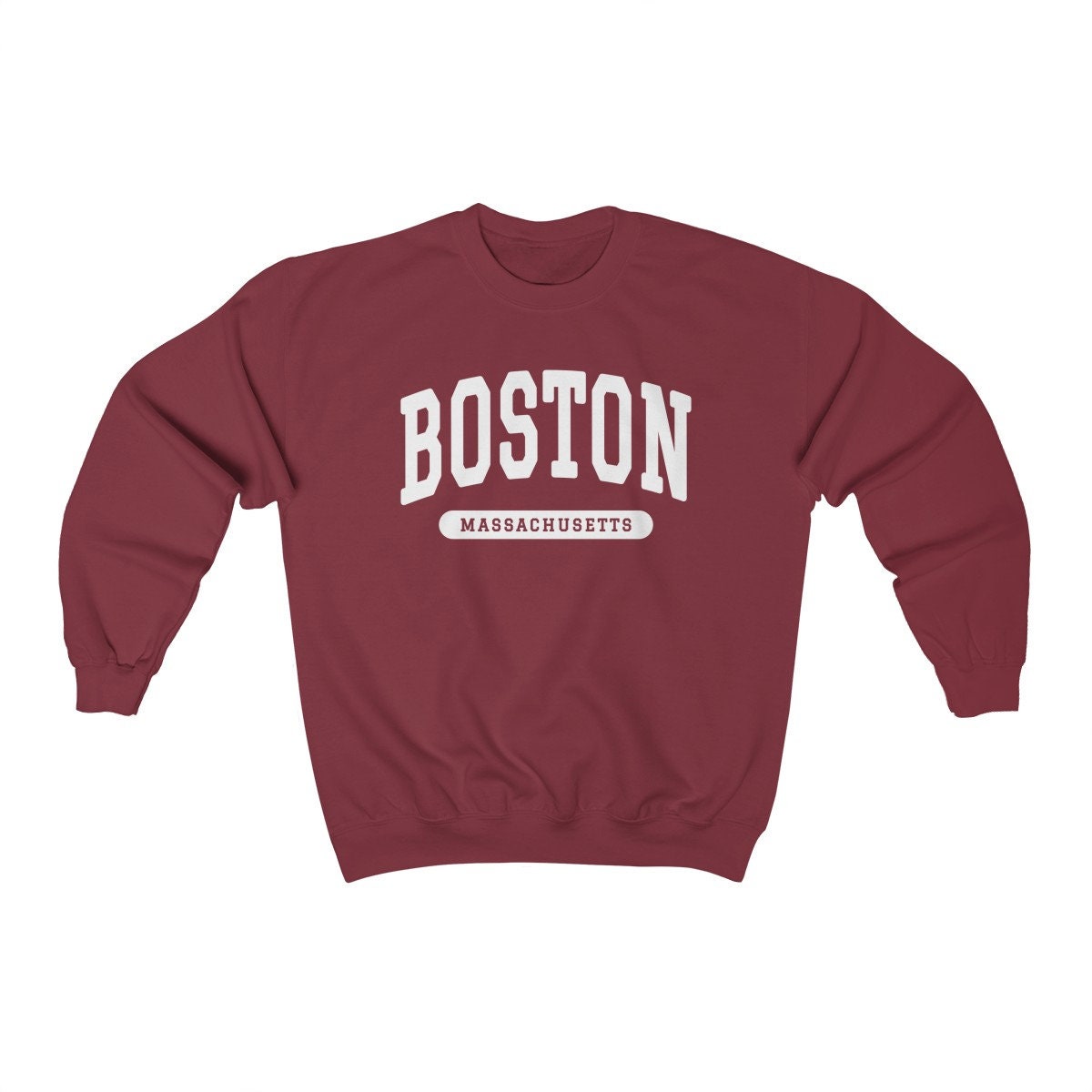 Boston Massachusetts College Sweatshirt - Etsy