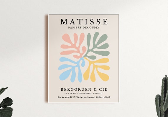 Henri Matisse Matte Poster Papiers Poster - Etsy Denmark
