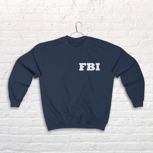 FBI Agent White Sweatshirt