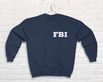 FBI Agent White Sweatshirt