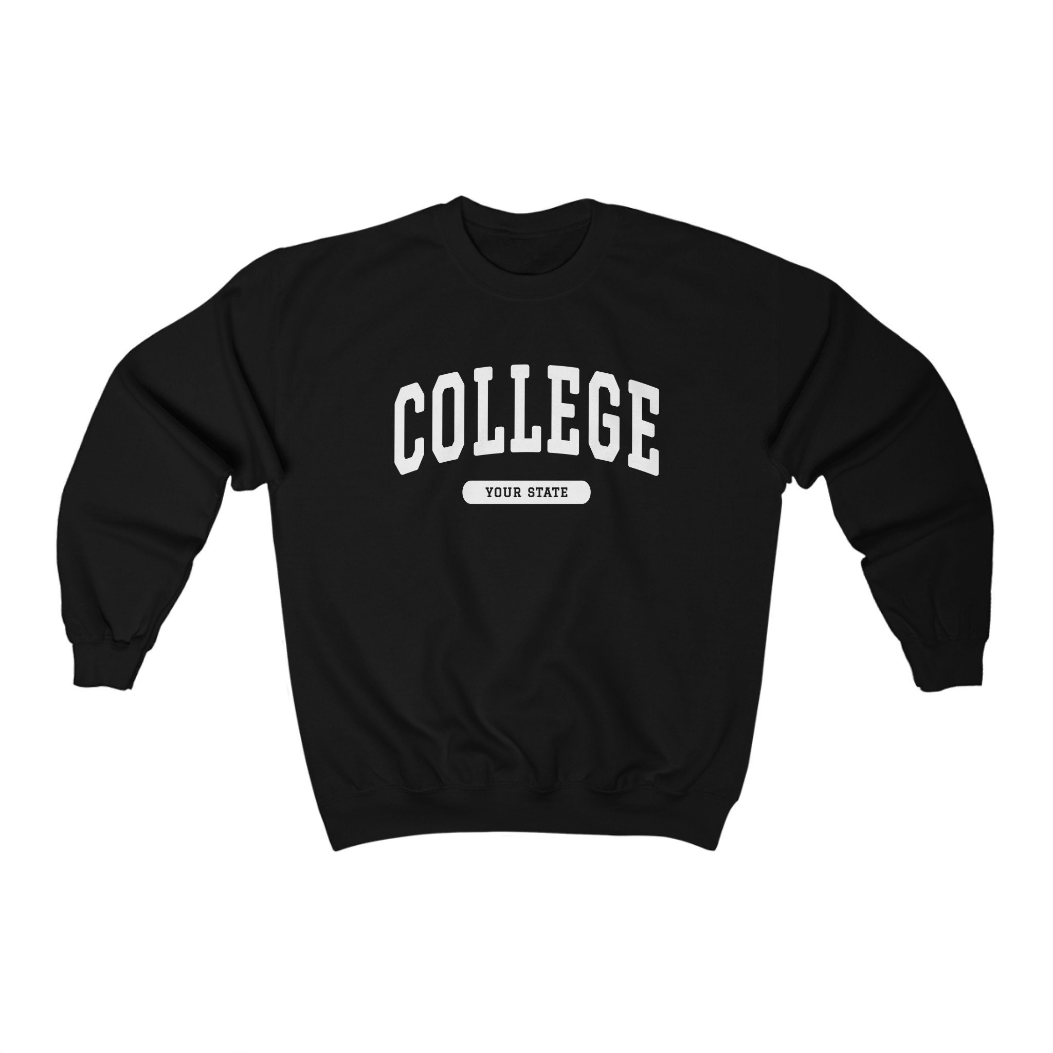 Custom Personalized College Sweatshirt - Etsy Singapore