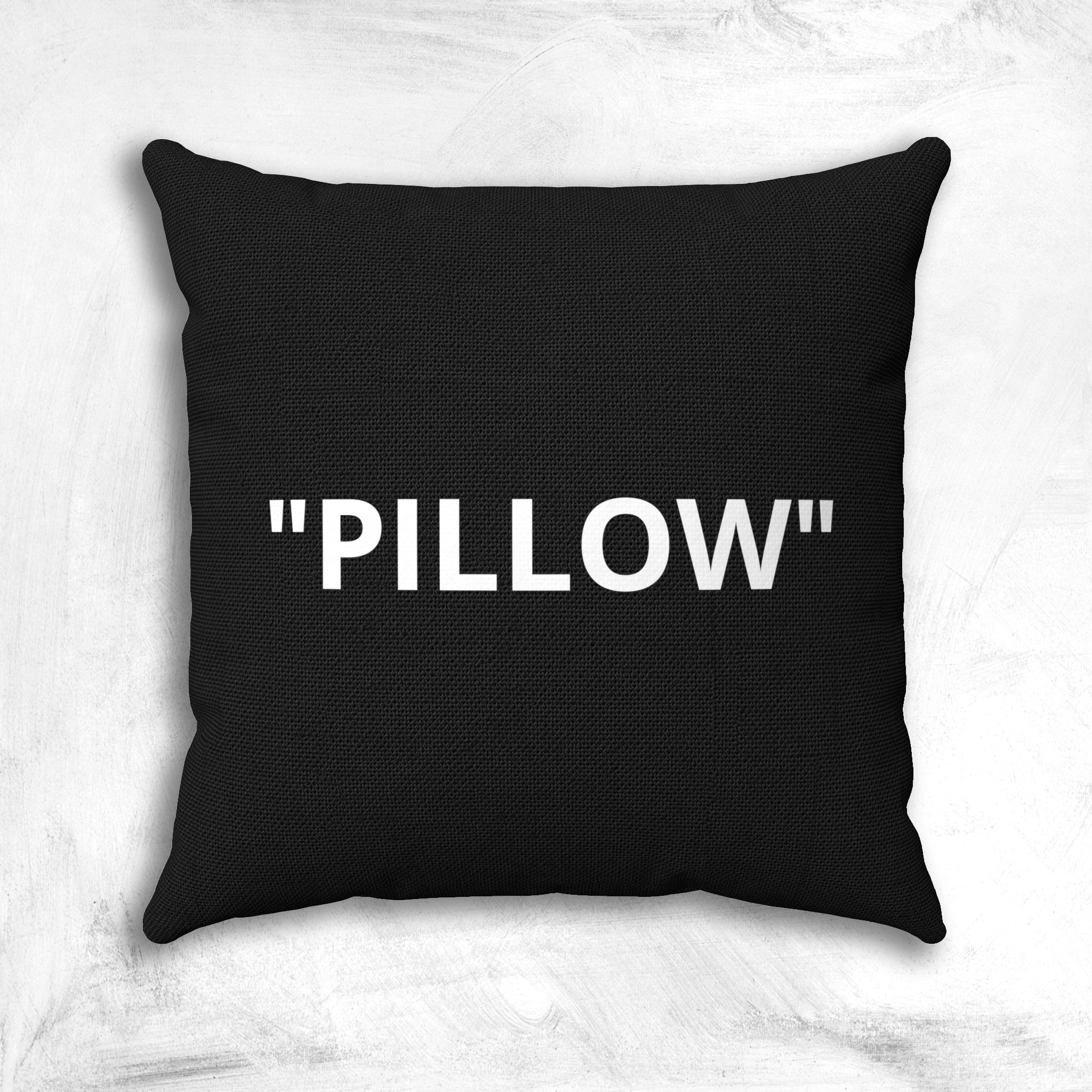 Pillow Quotation Marks Pillow Cover // off White Pillow Case Etsy